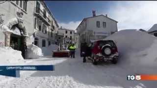 Capracotta  Molise Record di nevicata più abbondante in 24h [upl. by Eizle]