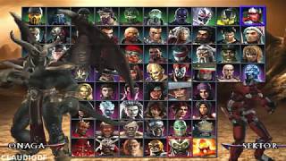 Mortal Kombat Armageddon Todos os Trajes Alternativos  All Alternate Costumes PS2 1080p [upl. by Aniarrol]