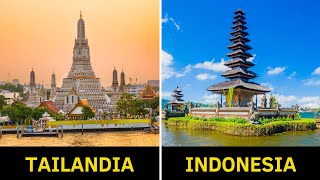 TAILANDIA vs INDONESIA  ¿CUÁL VISITAR [upl. by Hinze]