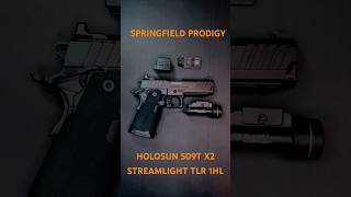 SPRINGFIELD PRODIGY  HOLOSUN 509T X2  STREAMLIGHT TLR 1HL springfield holosun streamlight [upl. by Traweek]