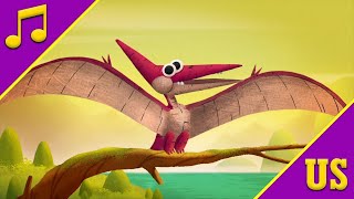 Pterodactylus  US SingAlong  StoryBots [upl. by Deenya]