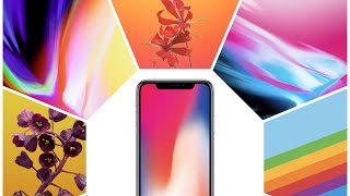 iPhone X Wallpapers 4K With DOWNLOAD LINKS [upl. by Ahseek506]