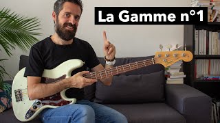 La Gamme n°1 à Connaitre à la Basse 🎸 [upl. by Icat]