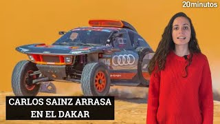 DAKAR 2024  CARLOS SAINZ arrasa en la sexta etapa y deja sin opciones a AlAttiyah [upl. by Yssirk]