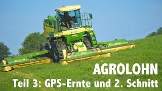 Lohnunternehmen Agrolohn GPS Ernte und zweiter Schnitt [upl. by Roberta429]