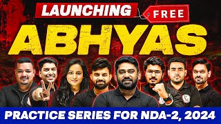 Launching Abhyas Batch For NDA 2 2024🤩  Free Batch NDA 2024🔥 [upl. by Willow230]