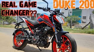 2024 KTM duke 200 Game changer of 200cc segmenttamil review [upl. by Klehm]