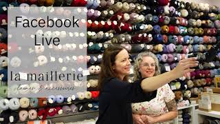 Invitation LIVE FaceBook  Tricot  La Maillerie [upl. by Danella935]