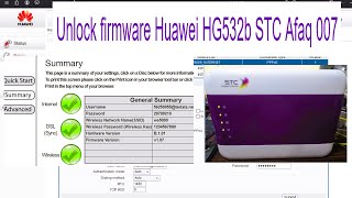 ECHOLIFE HG532B STC الاتصالات السعودية فك الراوتر 🌎وتشغيله على اى شركة [upl. by Marcel]