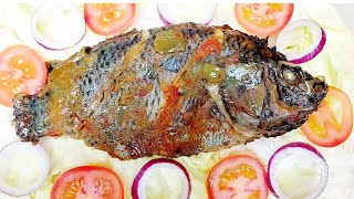 Juicy and Tasty Charcoal Grilled Tilapia Fish Recipe Outdoor Grilling [upl. by Singhal]