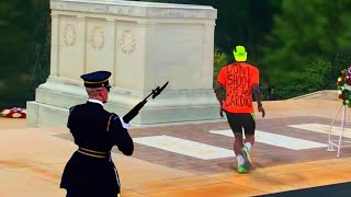 Heres Why You Never Mess With A Guard Of The Tomb Of The Unknown Soldier [upl. by Ahsitaf]