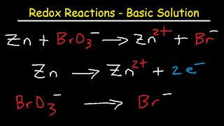 How To Balance Redox Equations In Basic Solution [upl. by Lunnete670]