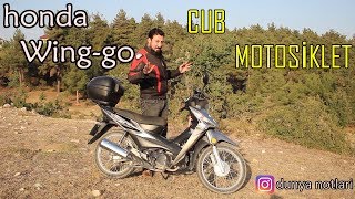 Honda Winggo inceleme  CUB motosiklet hakkında  Top Speed [upl. by Rankin179]