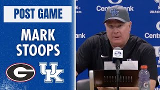 Mark Stoops talks 1312 loss to the Georgia Bulldogs [upl. by Edelsten823]