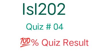 Isl202 quiz 4 2024  isl202 quiz 4 solution  isl202 quiz 4 Preparation isl202 vu viral 2024 [upl. by Goar828]