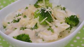 Bow Tie Chicken and Broccoli Alfredo [upl. by Ardien600]