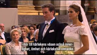 Princess Madeleine bröllop  wedding  pulmatseremoonia  kokkuvõte [upl. by Ahcire19]