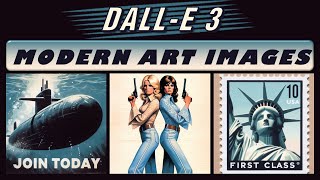 DALLE 3 Modern Art Images [upl. by Garfinkel634]