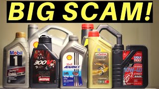 ENGINE OIL SCAM CASTROL MOTUL SHELL LIQUI MOLY MOBIL HP IDENTIFY COUNTERFEIT DUPLICATE ENGINE OIL [upl. by Luy]