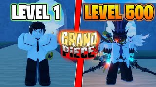 GUIA COMPLETO DE COMO UPAR DO LEVEL 1 AO 500 NO GRAND PIECE ONLINE  GG Games [upl. by Kristy948]