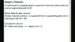 Lecture  23 Bipartite Maximum Matching [upl. by Eiramanit343]