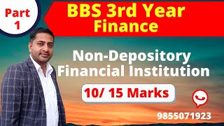 Day 1  NonDepository Financial Institution Online Class Financial System BBS 3rd Year [upl. by Attenreb975]