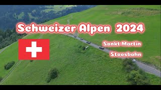 Schweiz 2024  Sankt Martin amp Stoosbahn [upl. by Yenettirb]