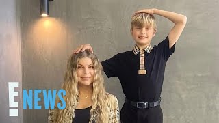 Fergie Gives RARE Look at Her and Josh Duhamel’s LookAlike Son Axl  E News [upl. by Anek927]