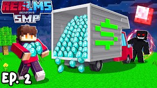 How to Find INFINITE DIAMONDS in Minecraft Realms SMP  S5 Episode 2 [upl. by Hsirt]