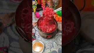 গোলাপী নুডুলস 🍜🥢  Golapi noddles  ytshorts noodles viral [upl. by Lleon]