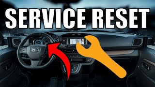 SERVICE RESET TOYOTA PROACE [upl. by Burris]