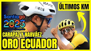 QUE PASÓ CON COLOMBIA   IMPRESIONANTE FINAL CARAPAZ Y NARVÁEZ  ORO PARA ECUADOR [upl. by Yrallam982]