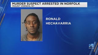 Suspect in Mount Vernon NY murder arrested in Norfolk [upl. by Ahsimak]