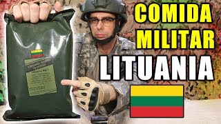 Probando COMIDA DE SUPERVIVENCIA MILITAR de LITUANIA [upl. by Blood]