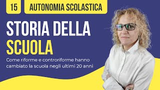 Storia della scuola come riforme e controriforme lhanno cambiata negli ultimi 20 anni [upl. by Aret292]