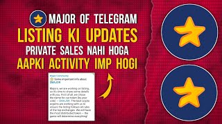 MAJOR Listing Ki Updates  Aapki Activity Important Hogi major listing distribution [upl. by Elletnuahs]