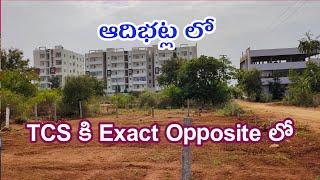 400 గజాలు  Ready to Construct Residential Plot for Sale in Adibatla  Exact Opposite to TCS [upl. by Namrak]