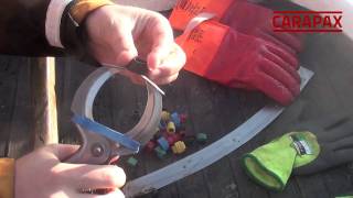 Carapax Lobster banding tool for easy mounting of rubberbands [upl. by Lebama896]