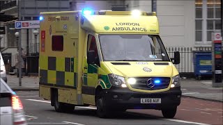 London Ambulance responding with siren and lights [upl. by Philps]