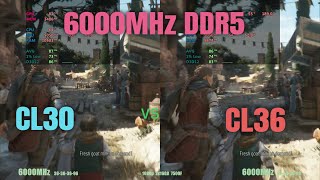 6000mhz ddr5 ram cl30 vs cl36 [upl. by Ashbey]