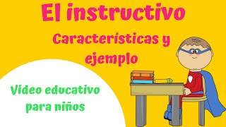 EL INSTRUCTIVO  SEGUNDO GRADO DE PRIMARIA  VIDEO PARA NIÑOS [upl. by Magdau737]