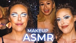 ASMR 💕 Makeup amp Whispers Juni gives Corrina Rachel a Beautiful Makeover ⚡ Extra Tingles [upl. by Zuleika]