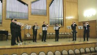 Novosibirsk Trombone Octet  OsteoblastDBourgeois [upl. by Nikral]