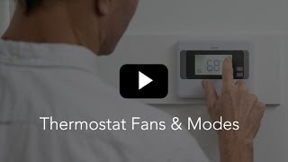 Thermostat fans amp modes [upl. by Ynaittirb]