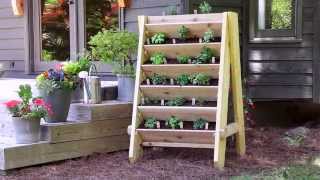 How to Build a Vertical Herb Planter [upl. by Sweet387]