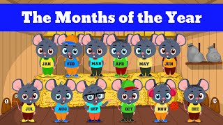 Months of the Year  Learn the 12 Months of the Year  Educational Videos for Kids [upl. by Rhodie242]