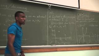 Math 201 Lecture 3  Functions and their representations continued and some essential functions [upl. by Egwin]