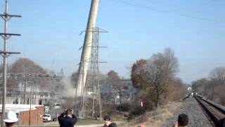 Chimney falling wrong way [upl. by Yelssew]