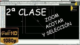 AUTOCAD PARA PRINCIPIANTES  2ª CLASE [upl. by Tattan8]