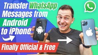 Solved How to Backup WhatsApp Messages from Android to iPhone [upl. by Eceirtal]